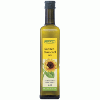 Bio slunečnicový olej lisovaný za studena Rapunzel 500ml